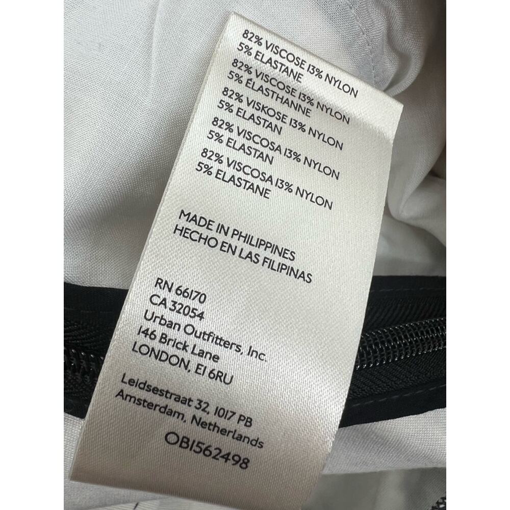 NWT Anthropologie Maeve High-Rise Ponte Flare Pants Size 10 Tan Black‎ - Picture 9 of 11